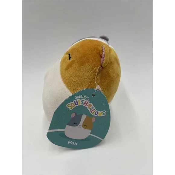 Squishmallow 5" Pax Hamster Soft Colorful Sparkle Ear Pet Plush NWT #016 - Picture 2 of 8